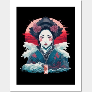 Japan Geisha Gothic Posters and Art